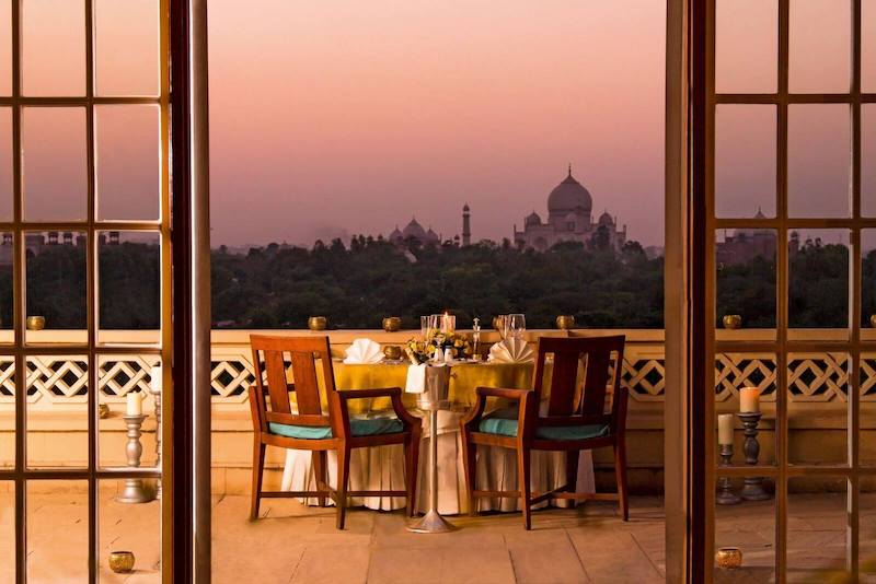 Balcony dinner @ The Oberoi Amarvilas, Agra