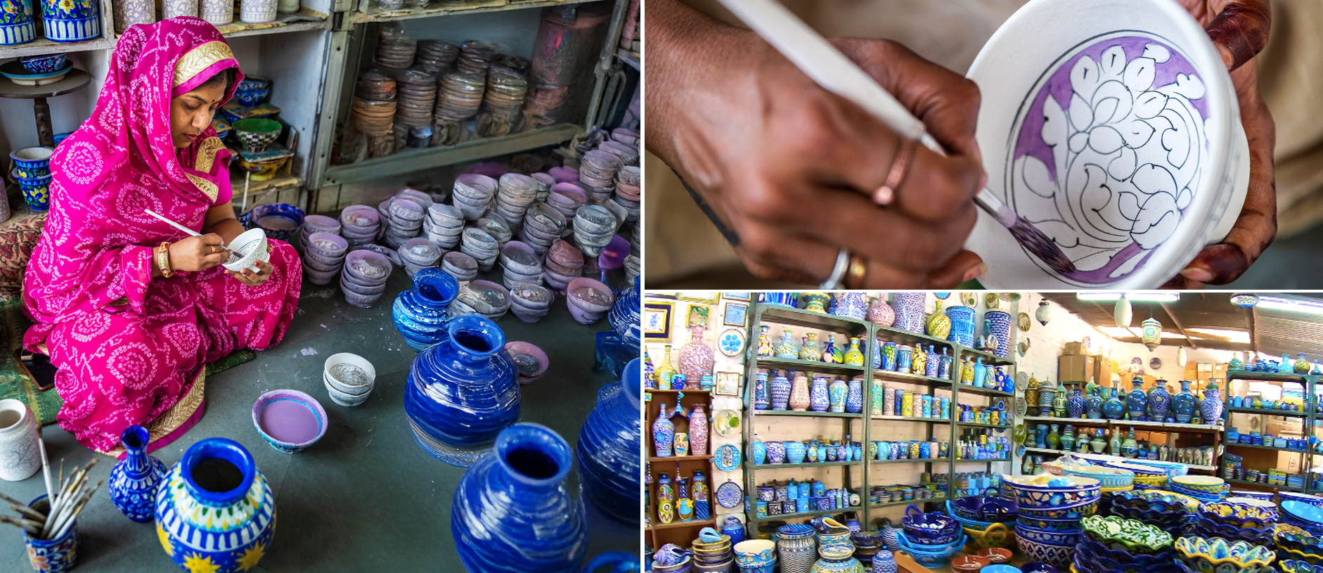 Blue Pottery, Jodhpur, Rajasthan