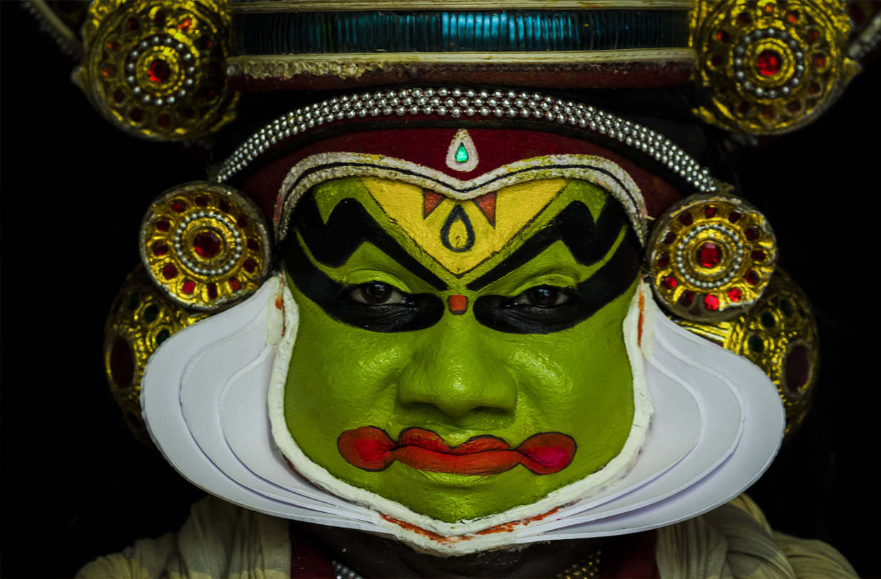 Enjoy a Kathakali performance