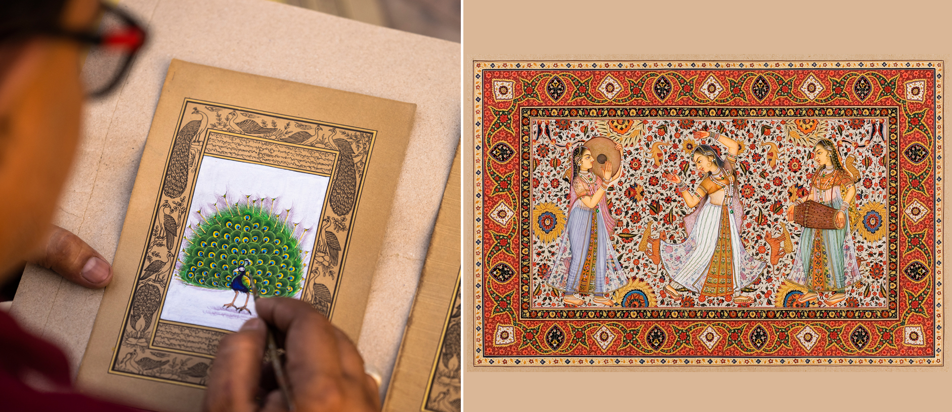 Miniature Paintings, Udaipur & Jaipur, Rajasthan