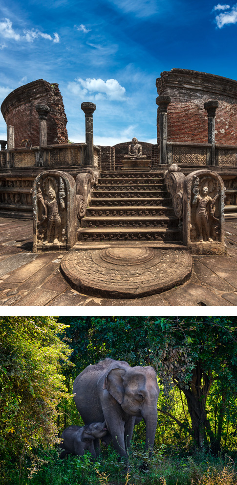 Sigiriya - Polonnaruwa - Minneriya - Sigiriya